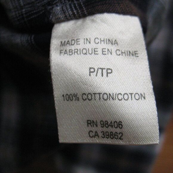 Theory Featherweight Cotton Plaid Top - Picture 7 of 7
